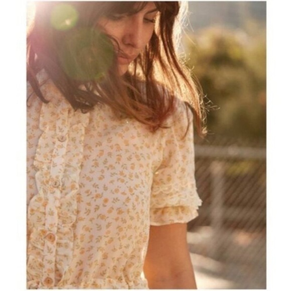 Floral White Maxi Dress - Picture 7 of 12